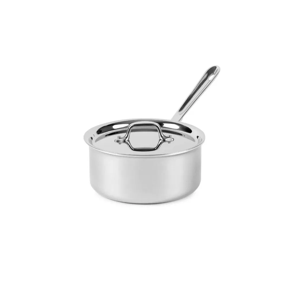 All-Clad D3 Stainless Steel 3-Ply Bonded Sauce Pan with Lid
