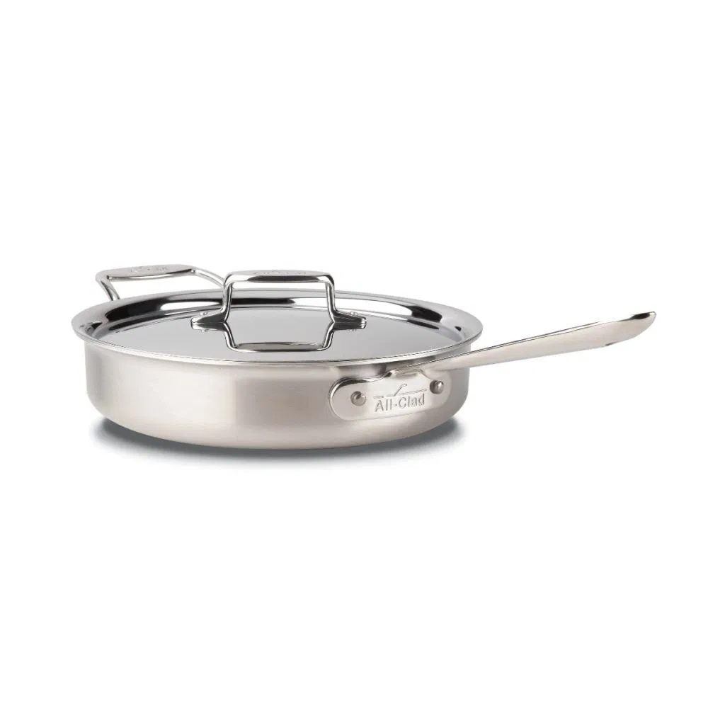 All-Clad D5 Brushed Stainless Steel Saute Pan & Lid