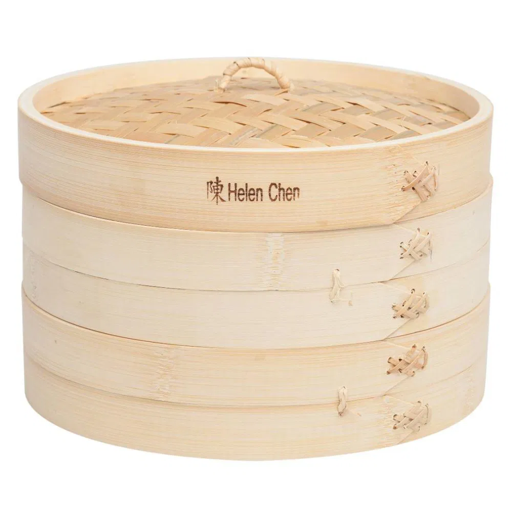 Helen's Asian Kitchen Two Tier Bamboo Steamer