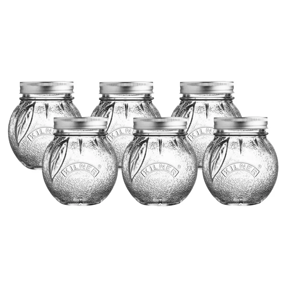 Kilner 13.5oz Fruit Jars (Set of 6) | Orange