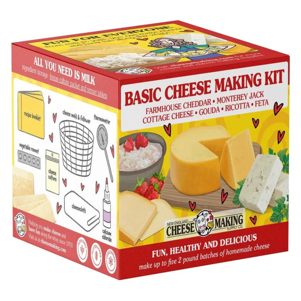New England CheeseMaking Supply Co. Basic Hard Cheese Making Kit