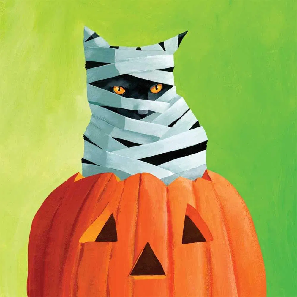 Paperproducts Design Lunch Napkins | Mummy Cat