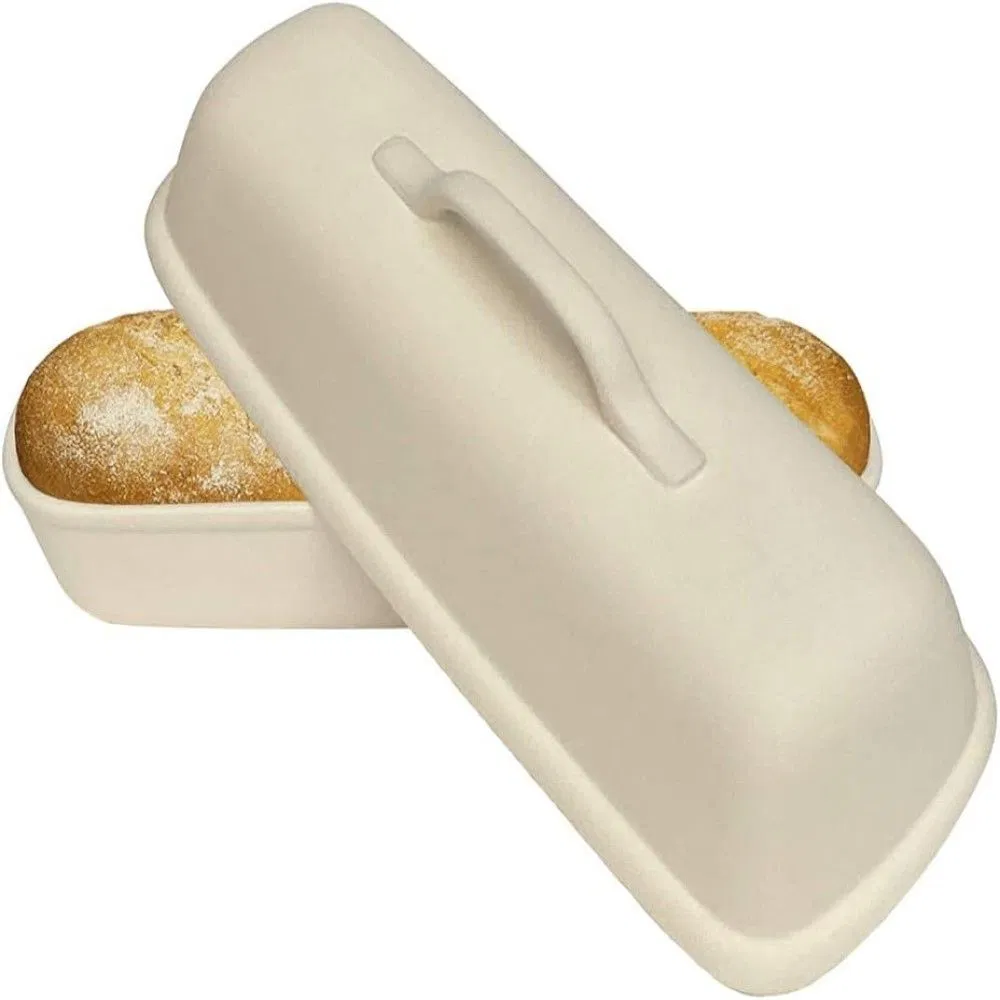 Sassafras Superstone Covered Bread Baker | Unglazed