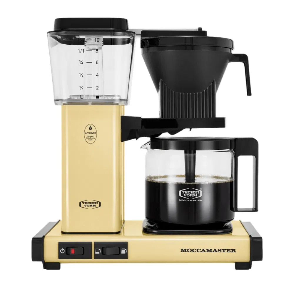 Moccamaster KBGV Automatic Drip Stop Coffee Maker | Butter Yellow