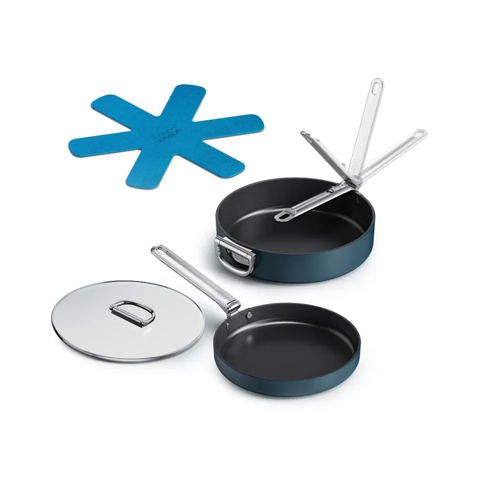 Joseph Joseph Space Folding Handle Ceramic Non-Stick Cookware Set