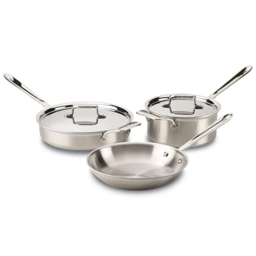 All-Clad D5 Brushed Stainless Steel Cookware Set