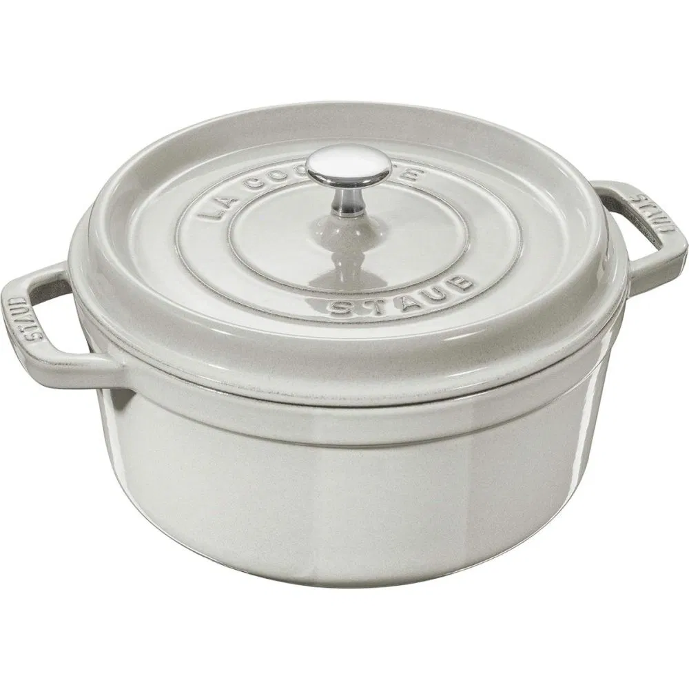 Staub Cast Iron Dutch Oven | White Truffle