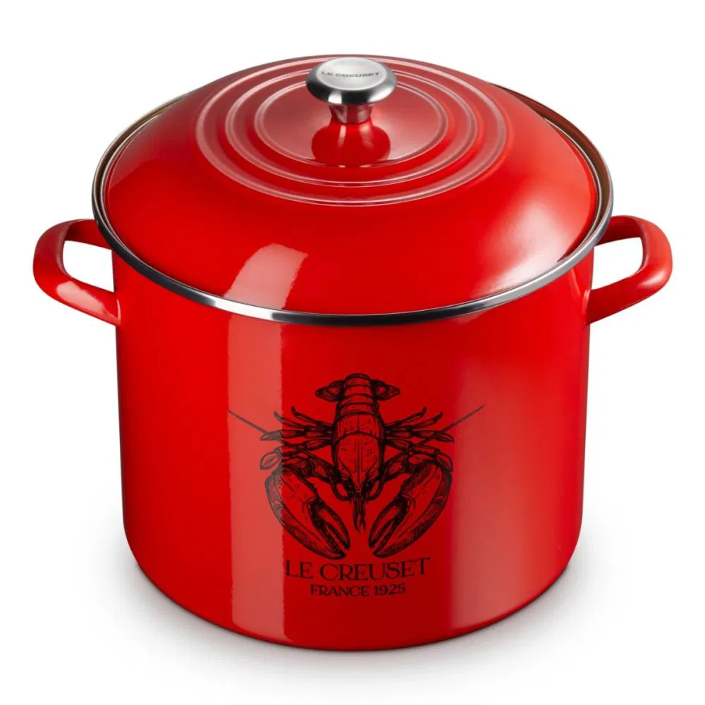 Le Creuset Enamel on Steel Lobster Stockpot with Lid