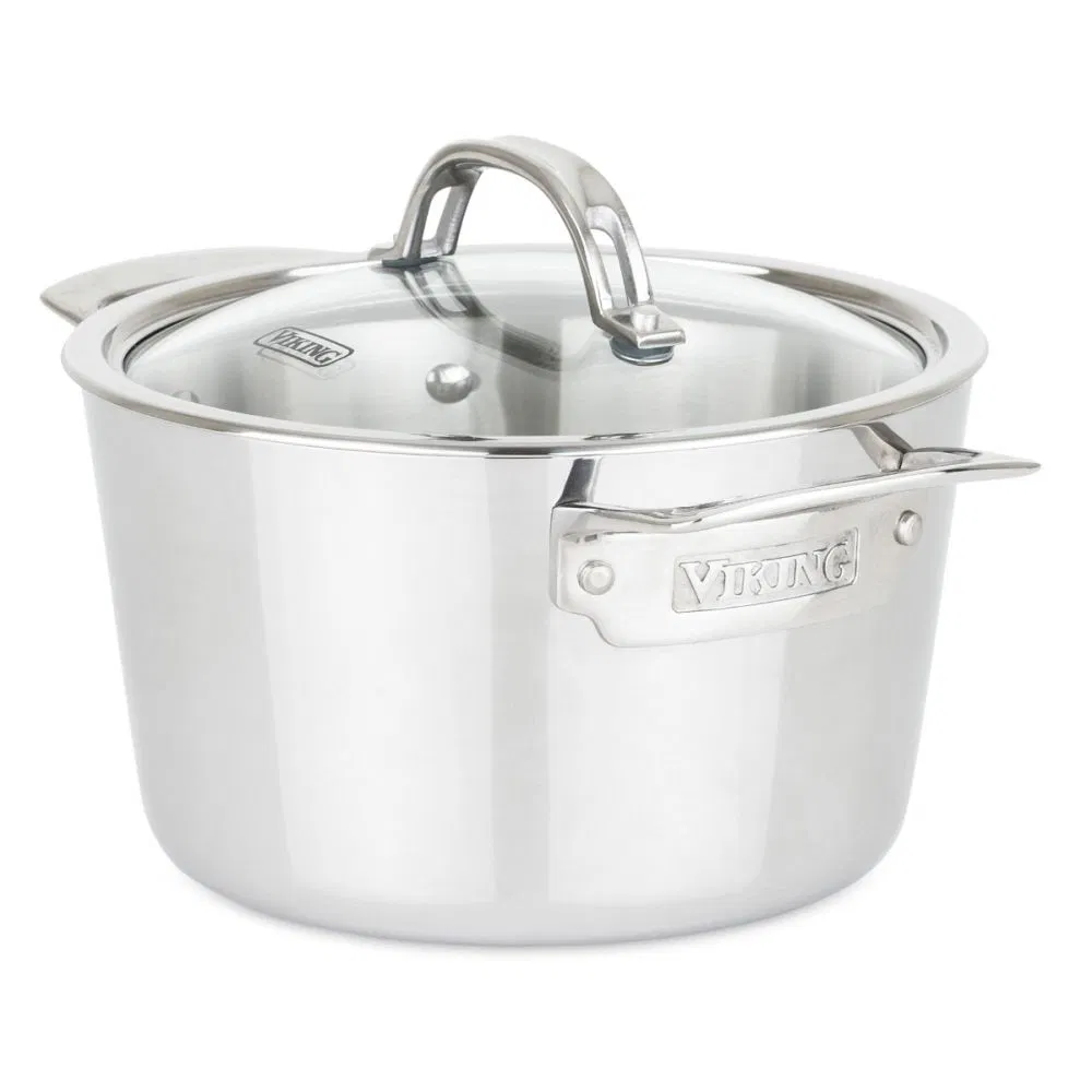 Viking Contemporary Stainless Steel Soup Pot | 3.4 Quart