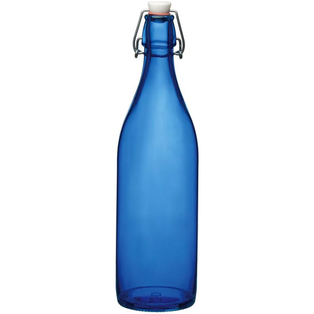 Bormioli Rocco Giara Swing Top Glass Bottle | Navy