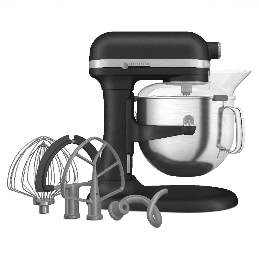 KitchenAid 7-Quart Bowl-Lift Stand Mixer | Cast Iron Black