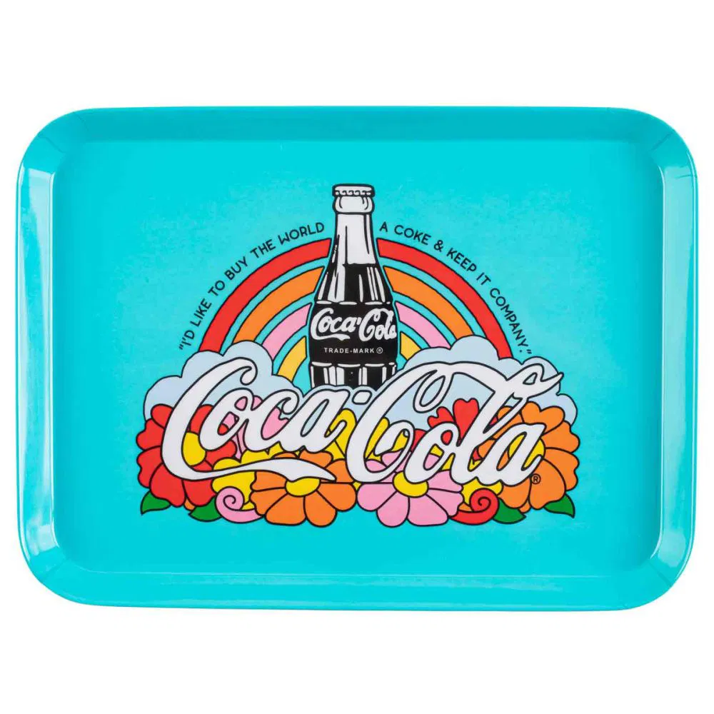 TableCraft Coca-Cola Rectangular Melamine Tray