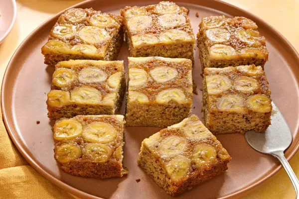 Homemade Banana Upside Down Cake