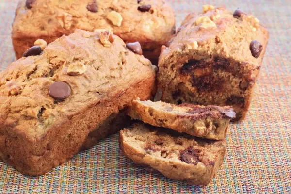 Emilys Banana Nut Mini Loaves with Chocolate Chips