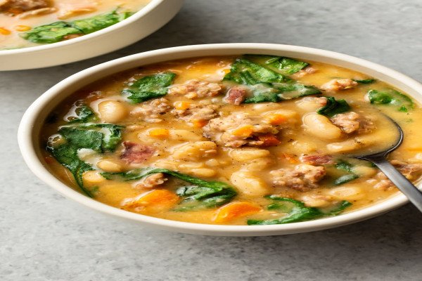 Tuscan Bean and Sausage Soup