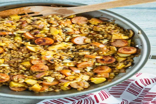 Fall Chicken-Apple Sausage Skillet