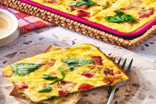 Sheet Pan Mediterranean Frittata