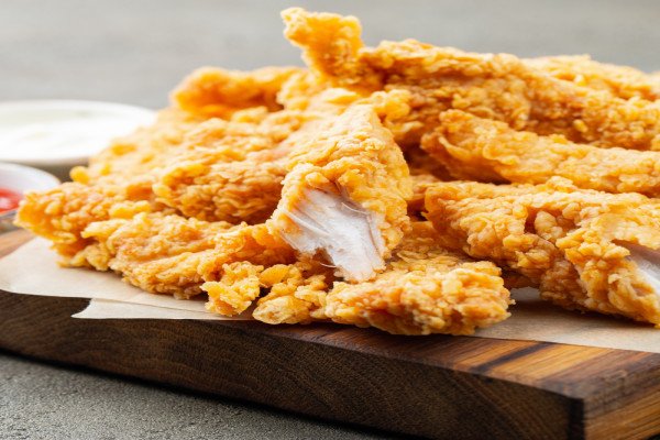 Extra-Crispy Fried Chicken Strips