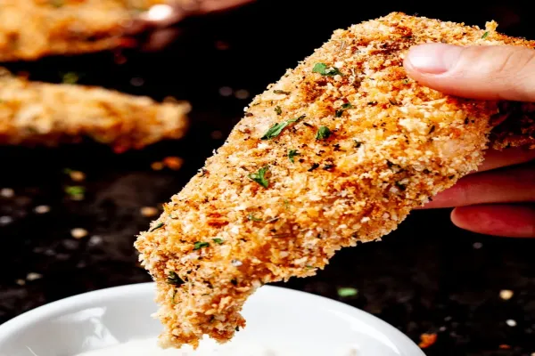 Baked Panko-Crusted Chicken Tenders
