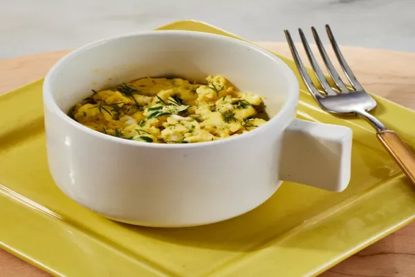 Spinach & Feta Mug Scrambled Eggs