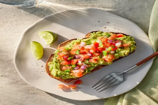 Salsa Topped Avocado Toast