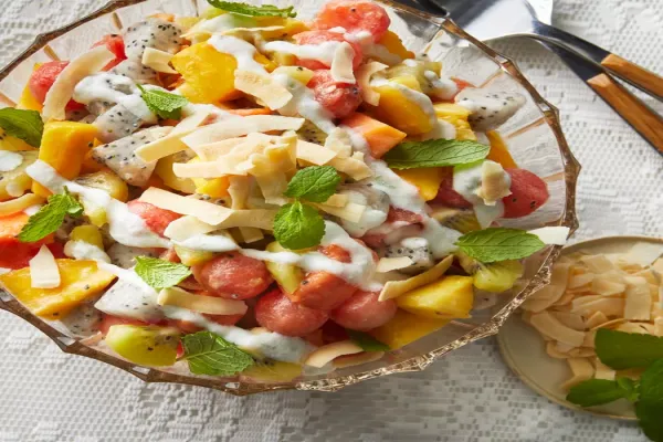 Coconut Cream Fruit Salad