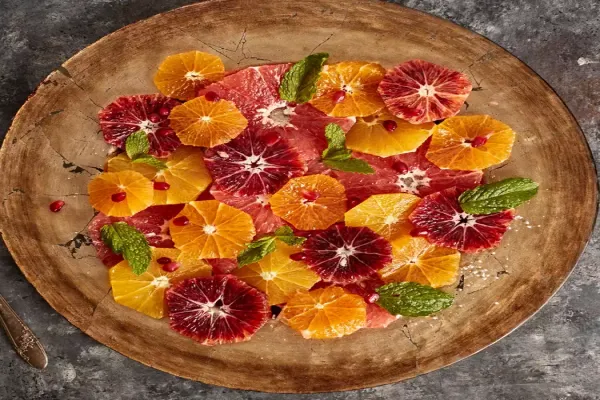 Citrus Salad with Pomegranate & Mint
