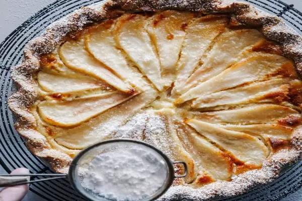 Pear Custard Pie