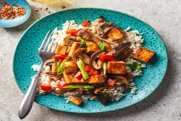 Mushroom & Tofu Stir Fry