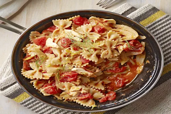 Farfalle with Tuna Lemon and Fennel
