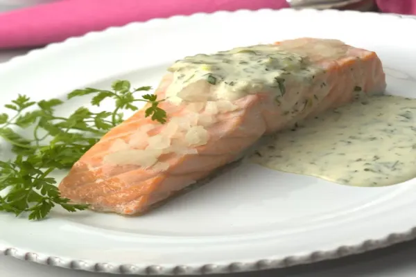 Oven Poached Salmon Fillet