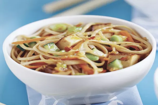 Udon Noodles with Tofu