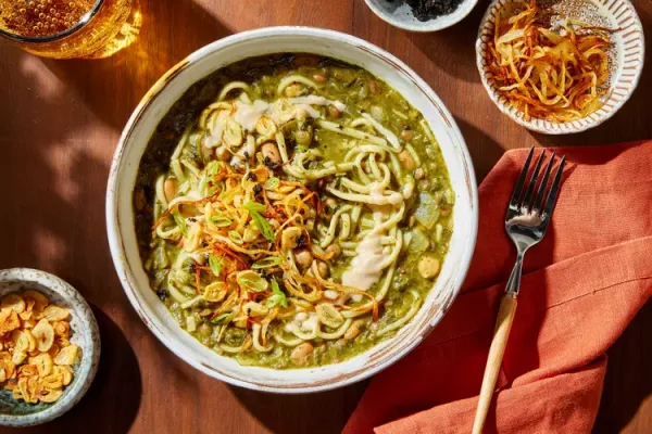 Ash eh Reshteh Persian Bean & Pasta Soup