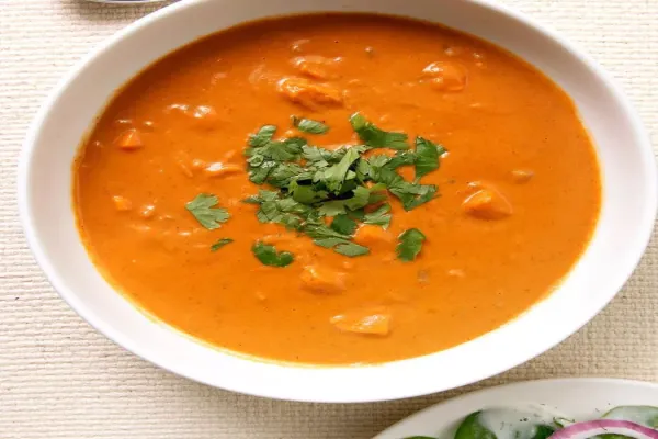 Sweet Potato Peanut Bisque