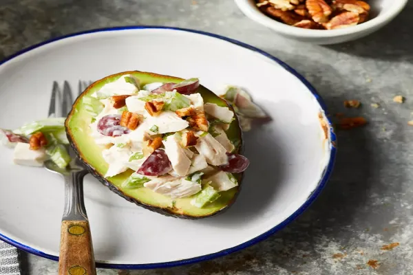 Chicken Salad Stuffed Avocados