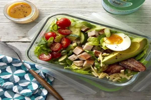 Meal Prep Turkey Cobb Salad