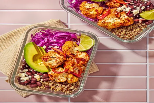 Chipotle Lime Cauliflower Taco Bowls