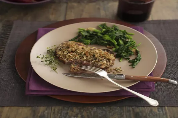Garlic Stuffed Standing Rib Roast
