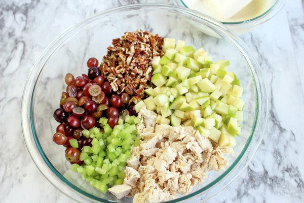 Chicken Salad with Grapes and Apples