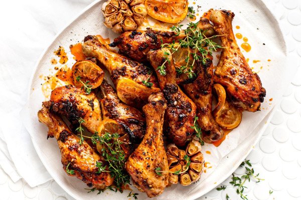 Garlic-Lime Roasted Chicken Drumsticks