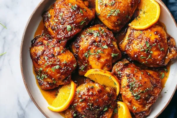 Honey Orange Glazed Chicken