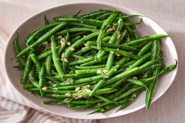 Garlicky Green Beans