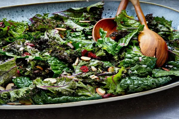 Kale Salad with Cranberries