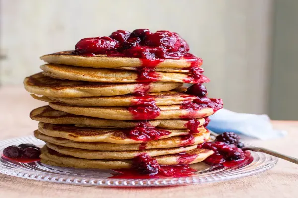 Whole Grain Buttermilk Pancakes