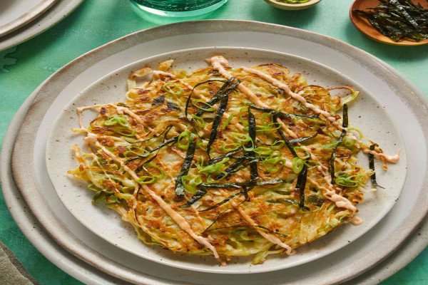 Okonomiyaki Savory Japanese Cabbage Pancake