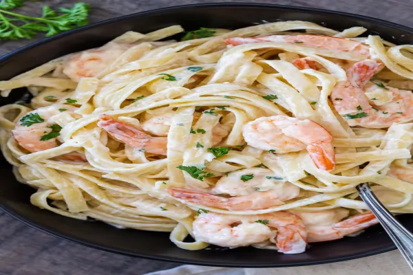 Creamy Shrimp Scampi with Half-and-Half