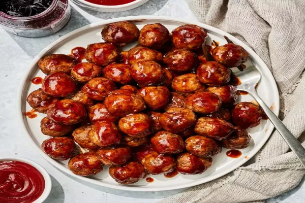 Barbecue Grape Jelly Meatballs