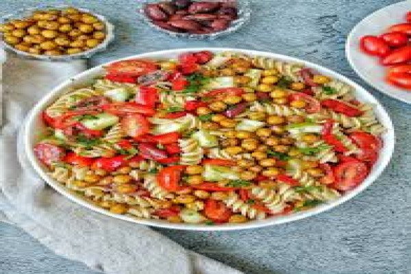 Pasta Chick Pea Salad