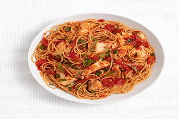 Tilapia and Mizithra Pasta