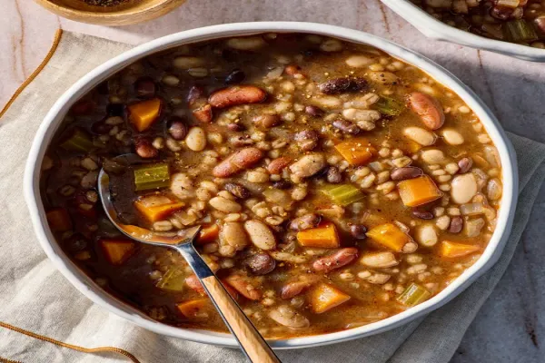 Three Bean & Barley Soup